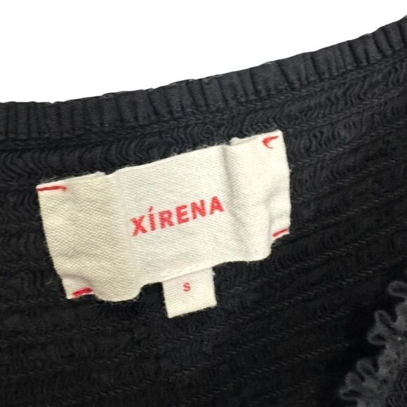 XIRENA LORRAINE smocked DRESS in black - Picture 9 of 12